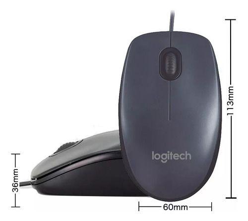 Mouse Alámbrico Usb Logitech M90-6