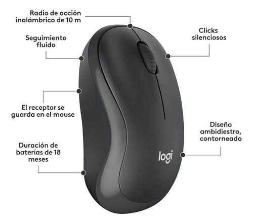 Kit Teclado Y Mouse Inalámbrico Silencioso Mk295 Logitech Es-3