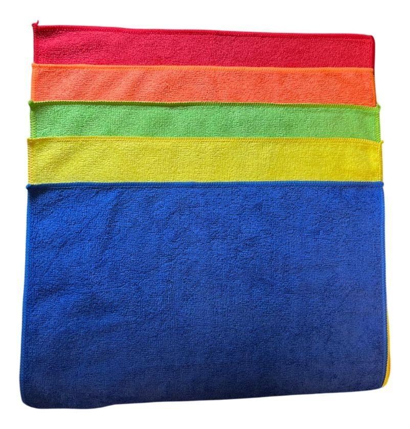 Paños Microfibra Secado Rápido 38 X 38 Cm Pack 10 Unidades-3