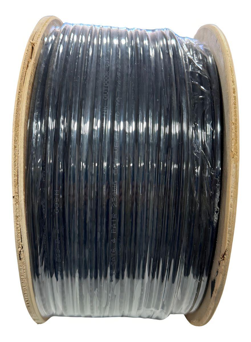 Cable Red Cat6 Utp Exterior Bobina 100mts Negro Ulink-2