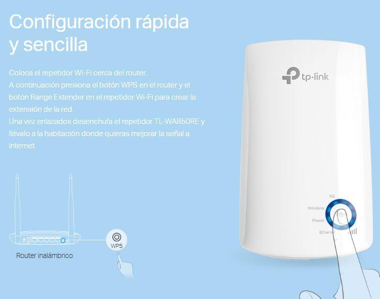 Extensor Cobertura Señal Wi-fi Tp-link Tl-wa850re Universal-5