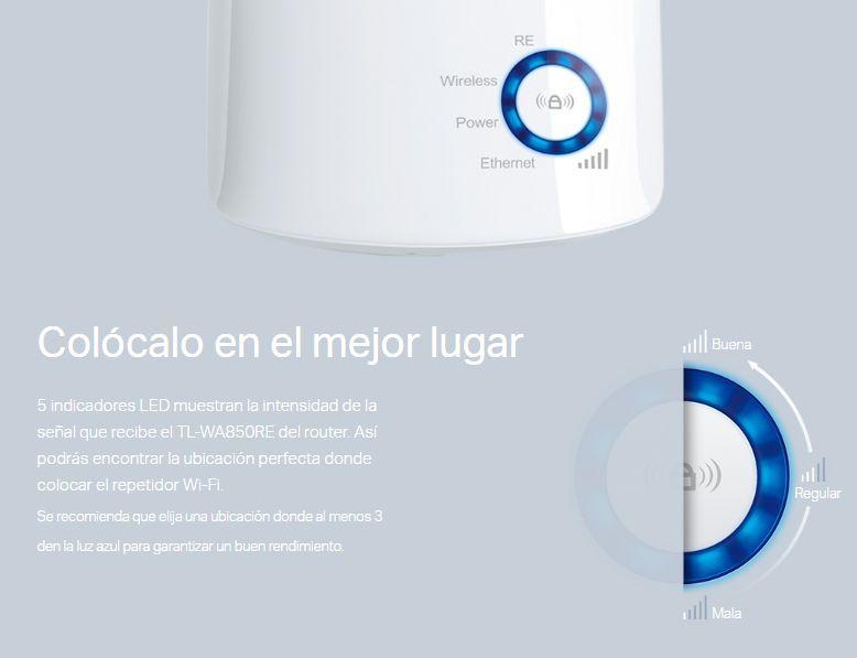 Extensor Cobertura Señal Wi-fi Tp-link Tl-wa850re Universal-7