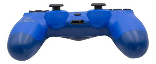 Control Inalámbrico Monster Games D-shock Compatible P4 Azul-3