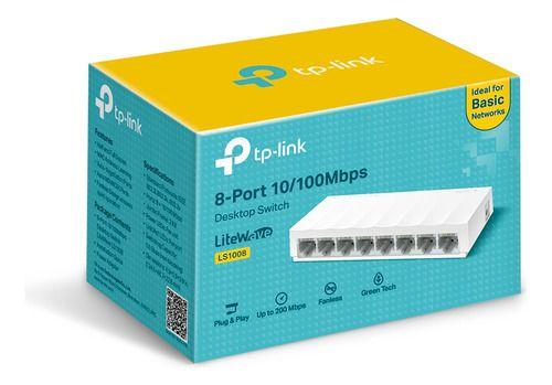 Switch 8 Puertos Ls1008 10/100mbps Desktop Tp-link-2