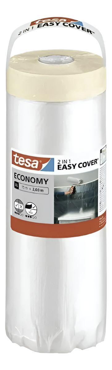 Plástico Protector Adhesivo Easy Cover 15mts X 2,6mts Tesa-0