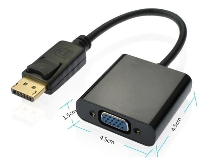 Cable Adaptador Display Port Macho A Vga Hembra Globalkerry.-1
