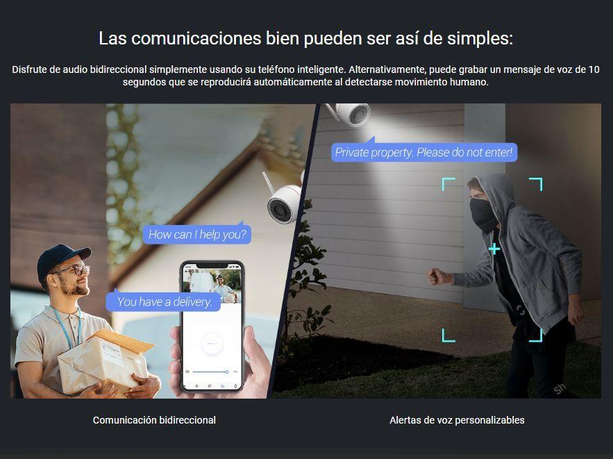 Cámara Ip Wifi H3c 4mp Resolución 2k+ 4mp Ia Exterior Ezviz-4