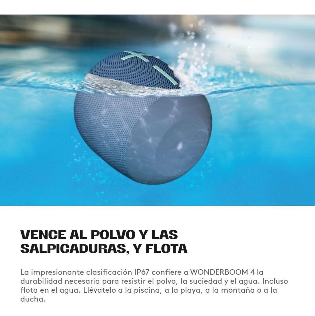 Parlante Inalámbrico Wonderboom 4 Sonido 360° Logitech Azúl-5