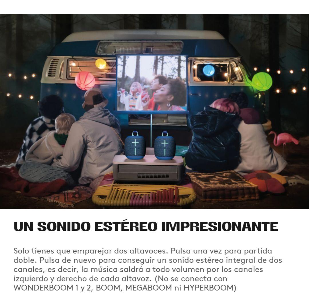 Parlante Inalámbrico Wonderboom 4 Sonido 360° Logitech Azúl-6