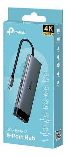 Hub Multipuerto Usb Tipo C 9 En 1 Gigabit Uh9120c Tp-link-3