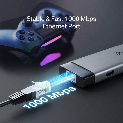 Hub Multipuerto Usb Tipo C 9 En 1 Gigabit Uh9120c Tp-link-7