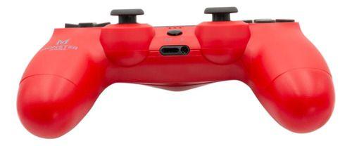 Control Inalámbrico Monster Games D-shock Compatible P4 Rojo-3