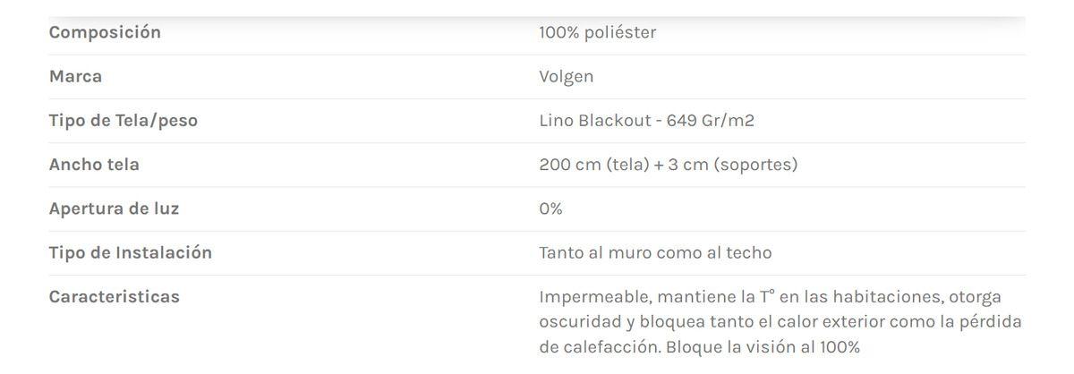 Cortina Roller Lino Blackout 2x1,9 Metros Impermeable Volgen-4