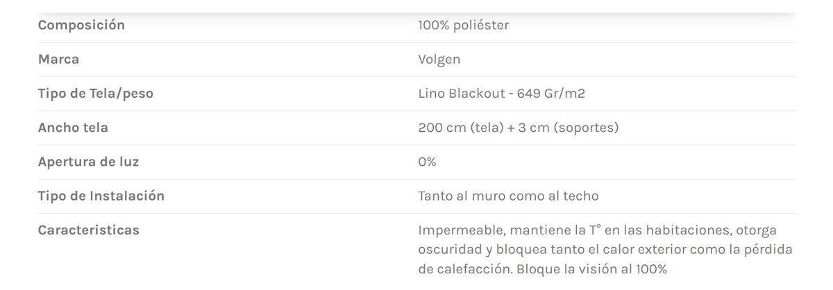 Cortina Roller Lino Blackout 2x1,9 Metros Impermeable Volgen-4