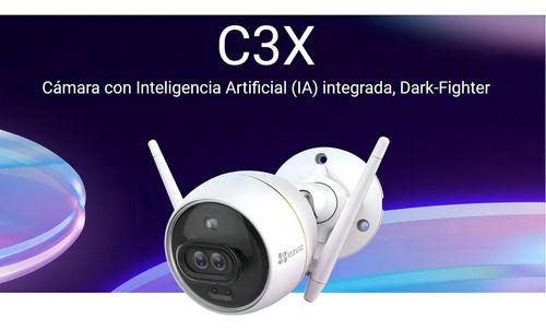Cámara Seguridad Exterior Wifi C3x 2mp Visión Nocturna Ezviz Blanco-5