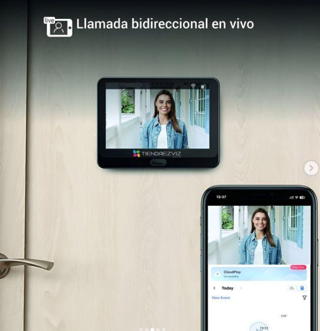 Timbre Mirilla Wifi Ezviz Hp4 Graba Contesta Desde App-3