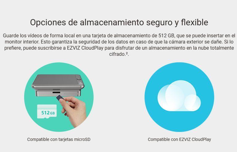 Timbre Mirilla Wifi Ezviz Hp4 Graba Contesta Desde App-7