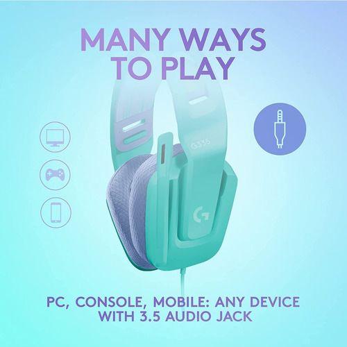 Audífonos Gamer G335 Pc Ps4 Switch Xbox Stereo Jack 3.5mm Mint-4