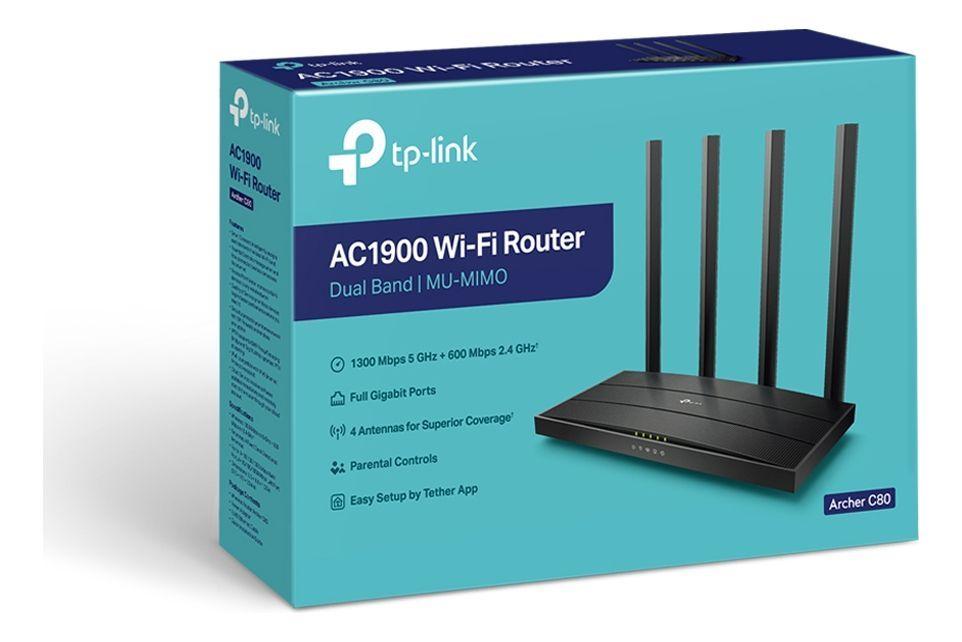 Router Ac1900 Archer C80 Gigabit Mu-mimo Wi-fi Tplink-5