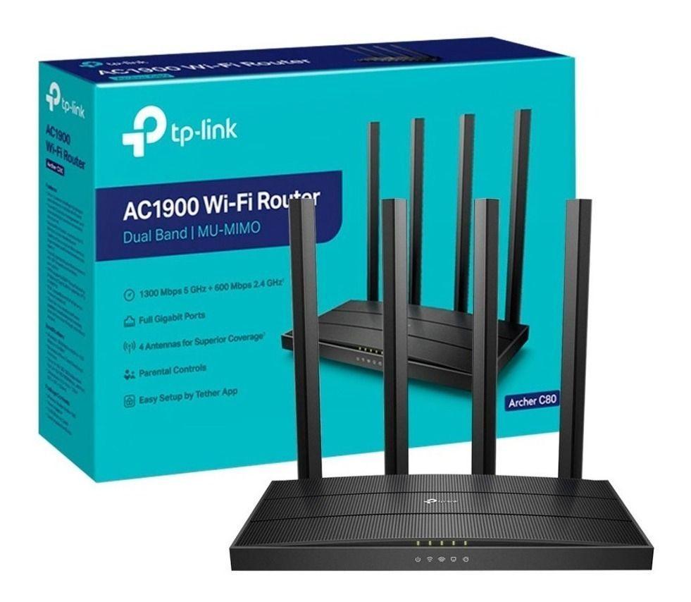 Router Ac1900 Archer C80 Gigabit Mu-mimo Wi-fi Tplink-7