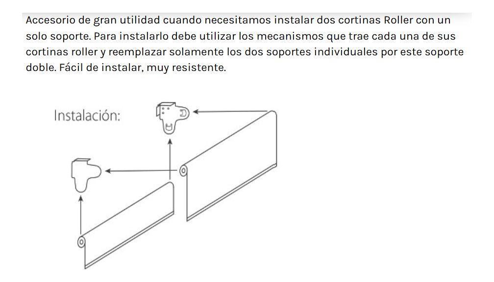 Juego Soporte Doble Para Roller Para Instalar Myg Volgen-3