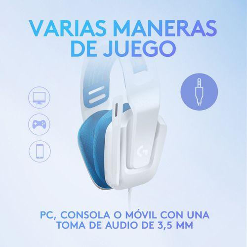 Audífonos Gamer G335 Pc Ps4 Switch Xbox Jack 3,5mm Logitech-3
