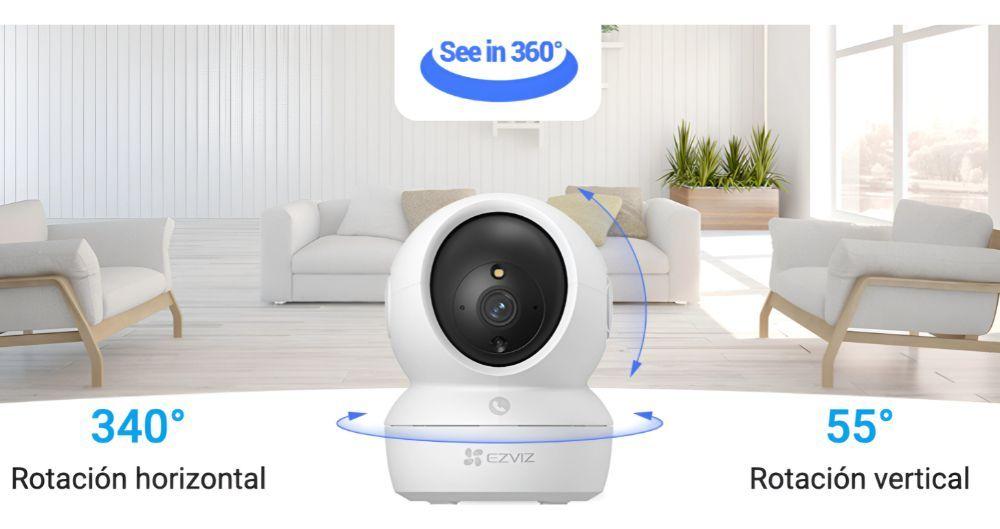 Cámara Seguridad Wifi Ezviz Interior H6c Pro 2k Detección Ia-2
