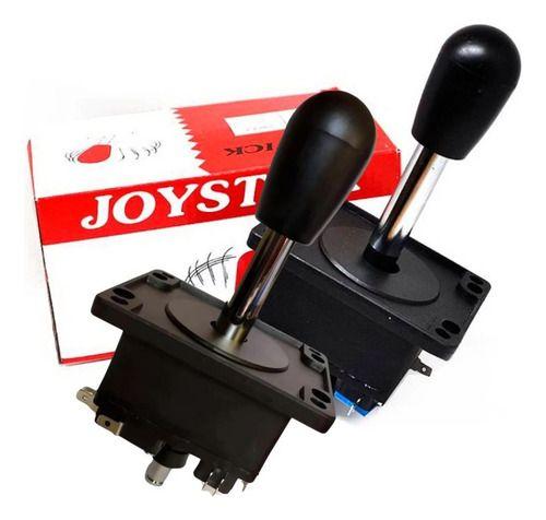 Palancas Arcade Joystick Metal Pack X2 Negro-3