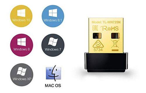 Adaptador Wifi Usb Nano Inalámbrico 150mbps Wn725n Tp Link-4