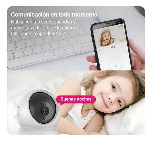 Pack 4x3 Cámaras Seguridad Wifi H6c Pro 2k Interior Ezviz Blanco-3