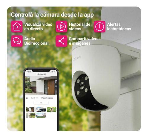 Pack 3x2 Cámara H8c Pro 2k Wifi Pro Visión Nocturna Ezviz Blanco-2