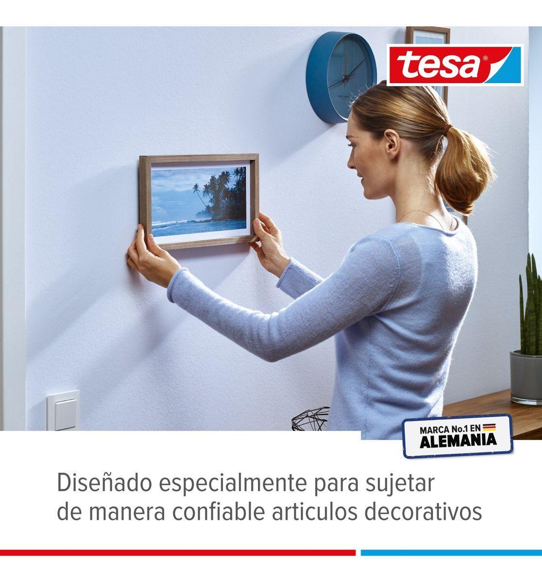 Clavo Adhesivo Removible Superficies Delicadas 0,5kg Tesa-6