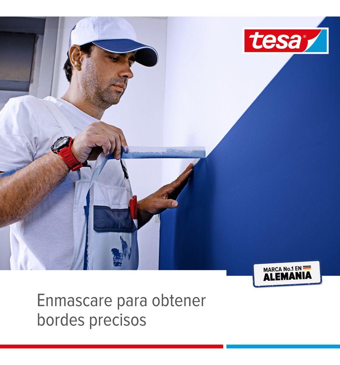 Kit Pintor 4 Cintas De Enmascarar Plástico Protector Bandeja-4