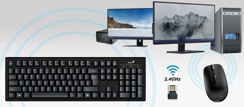 Kit Mouse Teclado Inalámbrico Km8101 Ai Copilot Genius-5