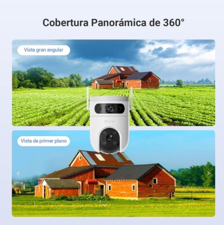 Cámara Panorámica Pt 360 Wifi H9c Dual 2k Exterior Ia Ezviz-6