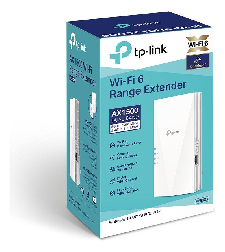 Repetidor Extensor Wifi 6 Dual Band Ax1500 Tp-link Re500x-2