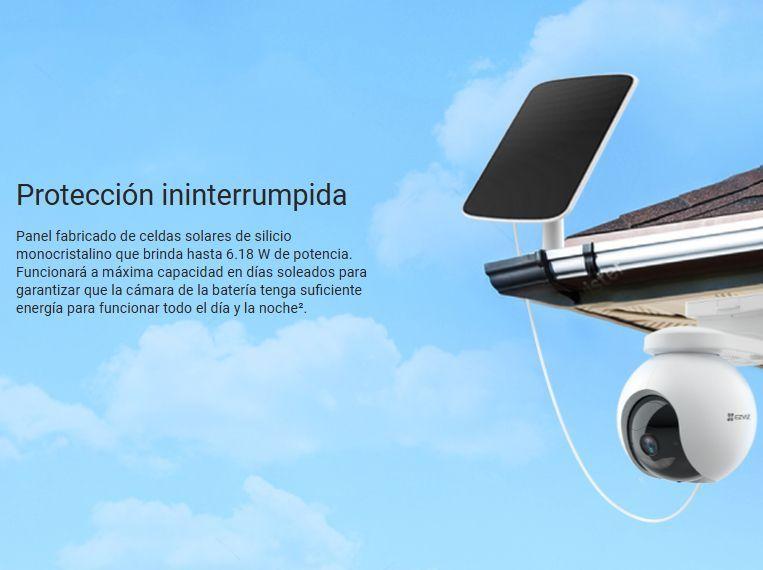 Panel Solar Ecológico Carga Type-c Ezviz Uso Exterior-2