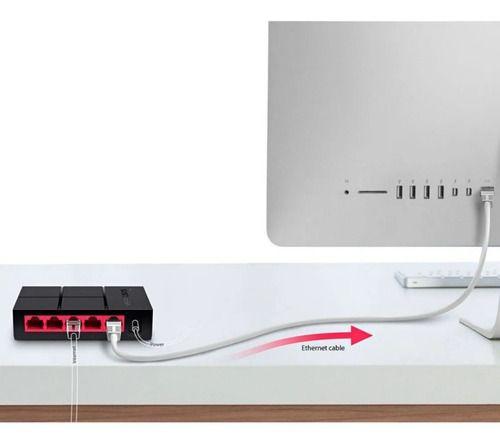Switch 5 Puertos Gigabit Mercusys Ms105g Serie Desktop-4