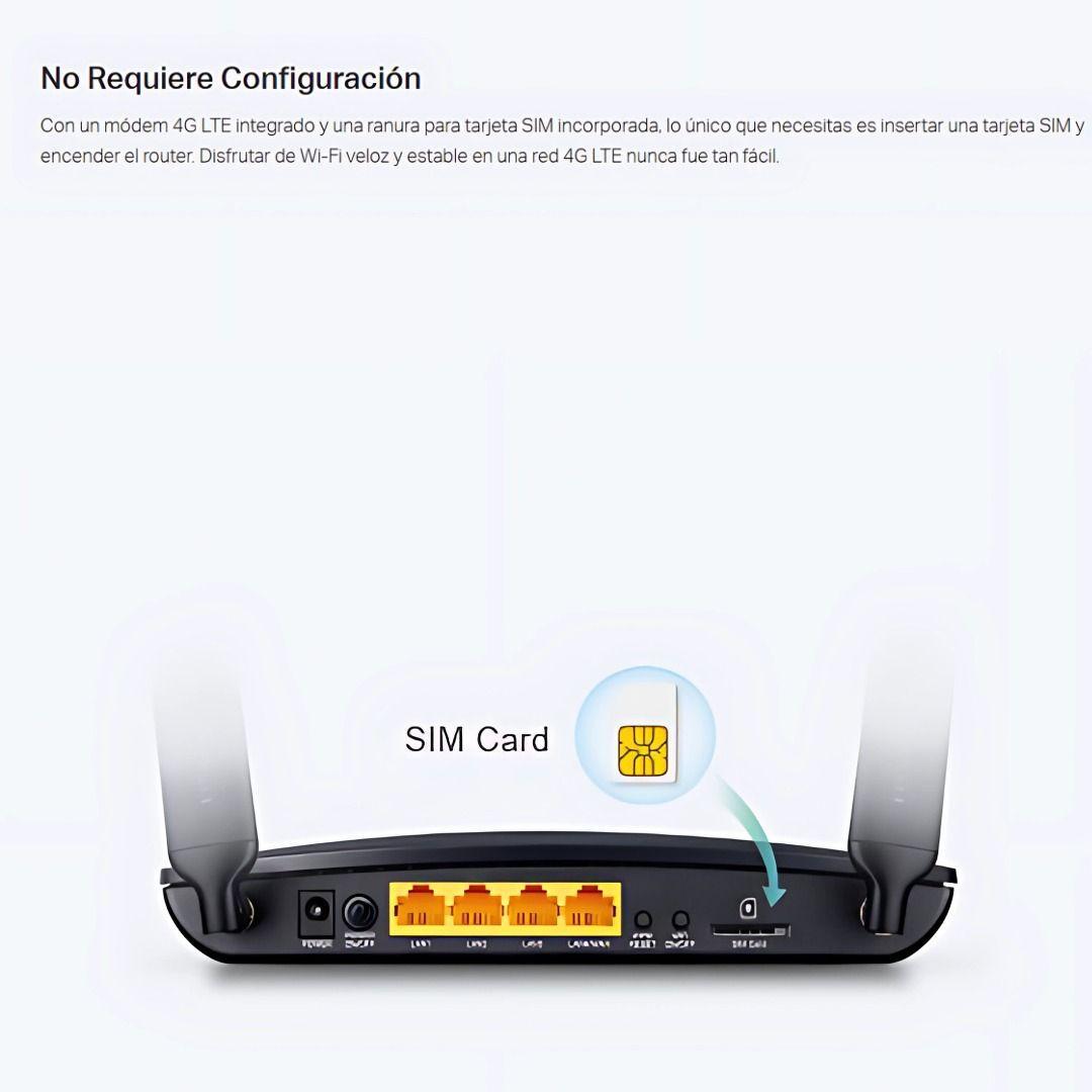 Router Wifi 4g Lte 300mbps Tl-mr6400 Versión 7.0 Tp-link-4