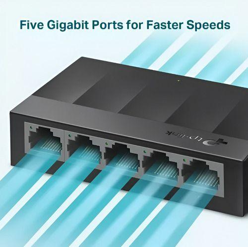 Switch Gigabit Tp-link Ls1005g 5 Puertos Negro-4