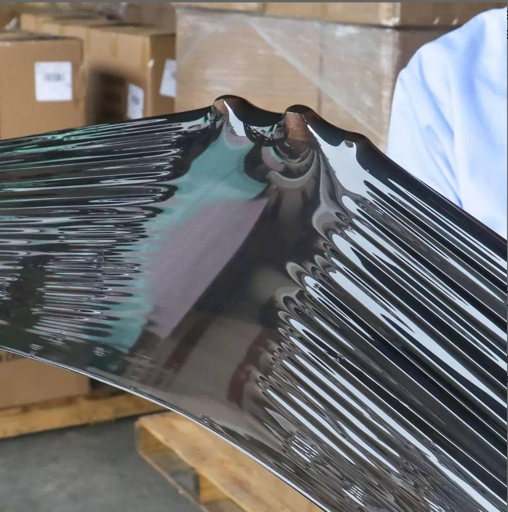 Film Stretch Embalaje Negro Alusa 260m X 50cm 1.9kg Grosor 2-3