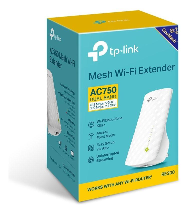 Extensor Repetidor Wifi Mesh Ac750 Doble Banda Re200 Tp-link-3
