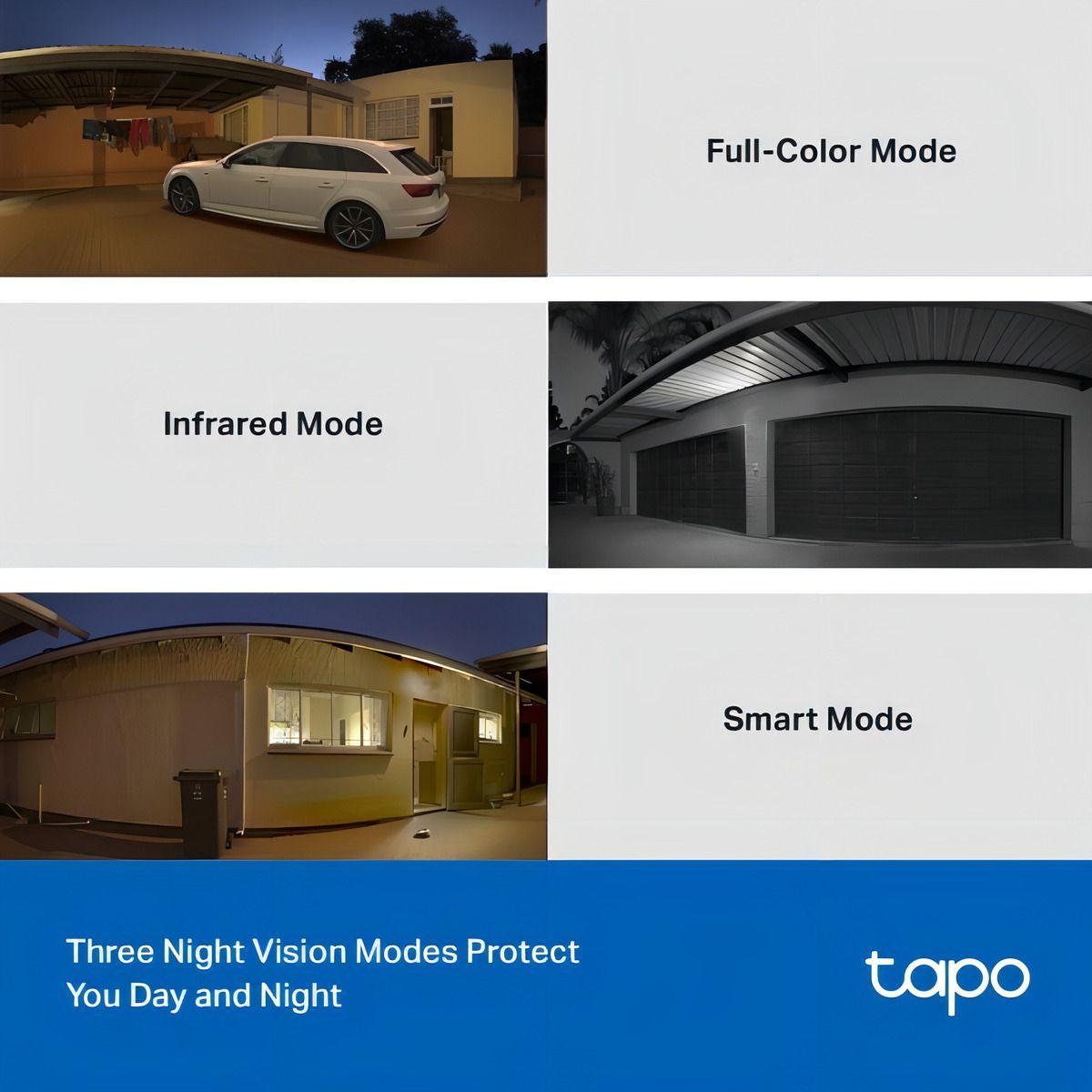 Camara Seguridad Wifi C510w 2k Full Color 360° Exterior Tapo-4