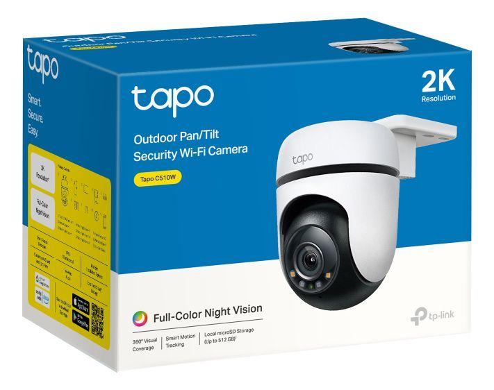 Camara Seguridad Wifi C510w 2k Full Color 360° Exterior Tapo-2