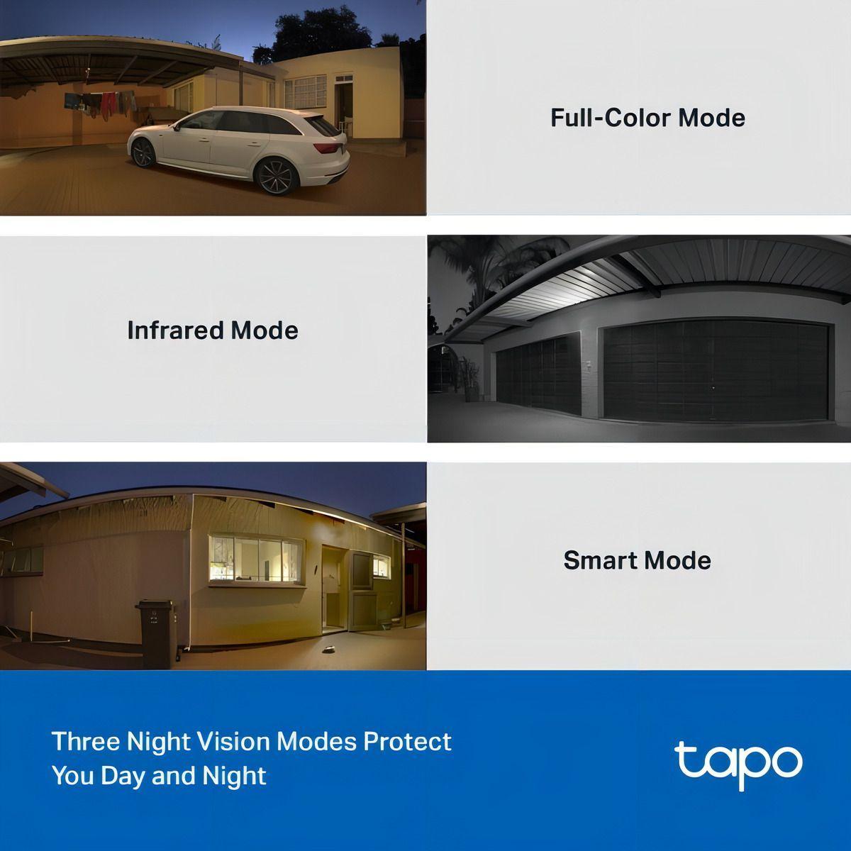 Camara Seguridad Wifi C510w 2k Full Color 360° Exterior Tapo-4