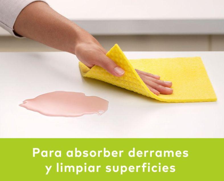 Paños Esponja Absorbente Aseo Teddy 18x20cm Pack3 Unid-3