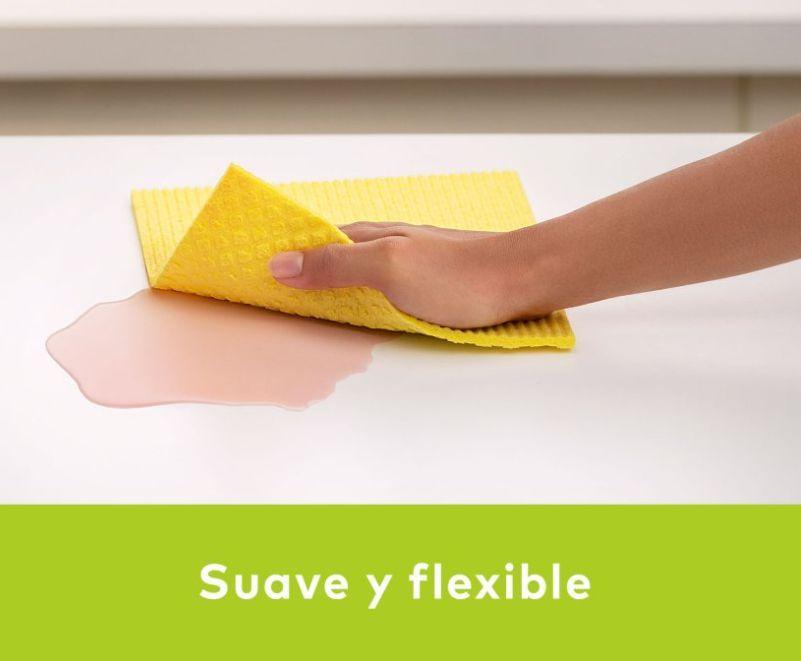 Paños Esponja Absorbente Aseo Teddy 18x20cm Pack3 Unid-2