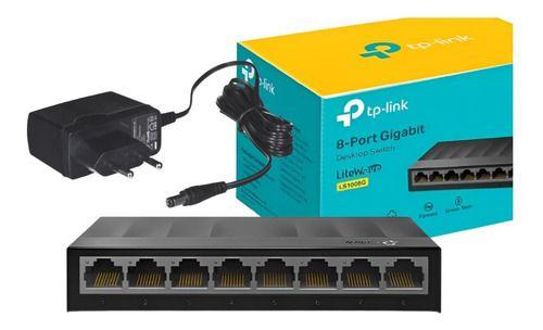 Switch 8 Puertos Gigabit Tp-link Litewave Ls1008g-4