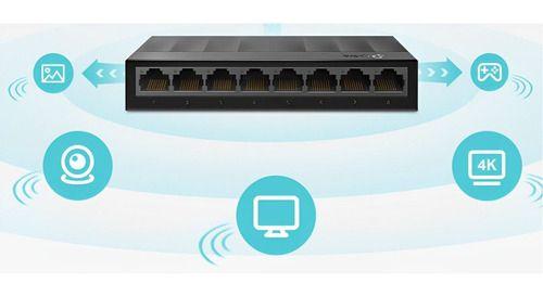 Switch 8 Puertos Gigabit Tp-link Litewave Ls1008g-5