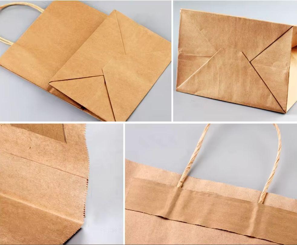 Bolsas Papel Kraft Con Asas 30 X 12 X 42 Pack 10 Unidades-2